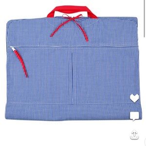 NWT Beaufort Bonnet Company Graham Garment Bag, Rockefeller Royal/Richmond Red